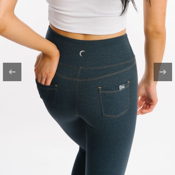 Denim style leggings - Picture 2 of 4